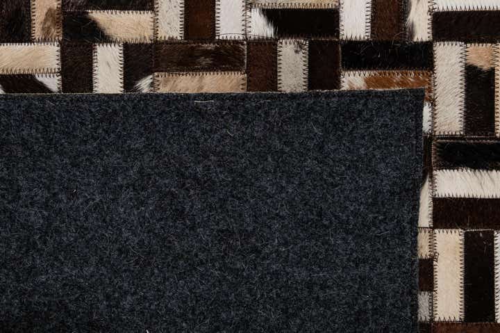 5' 2 x 7' 11 Cowhide - Patchwork Rug