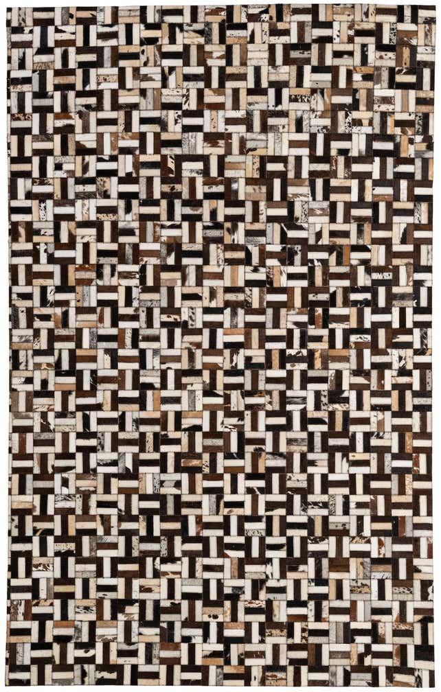 5' 2 x 7' 11 Cowhide - Patchwork Rug