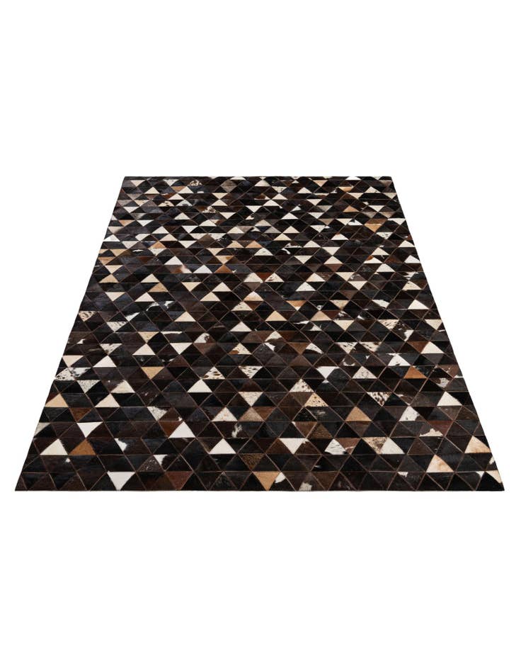 Detail image of 5' 1 x 7' 11 Cowhide - Patchwork Rug