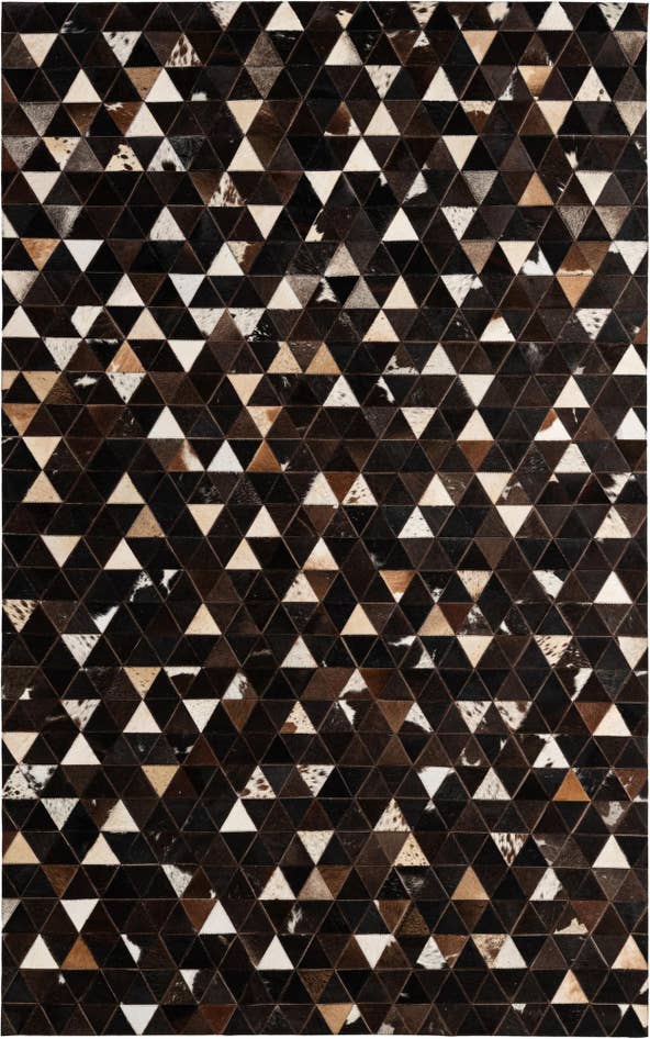 Detail image of 5' 1 x 7' 11 Cowhide - Patchwork Rug