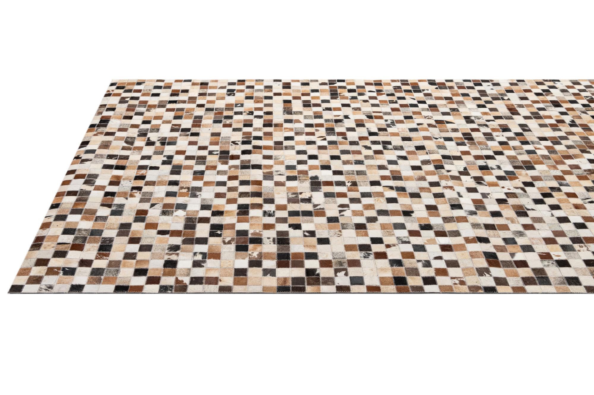 5' x 7' 11 Cowhide - Patchwork Rug