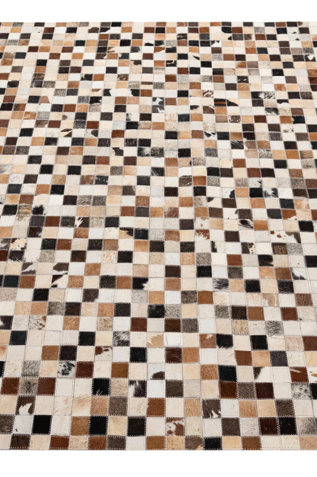 5' x 7' 11 Cowhide - Patchwork Rug