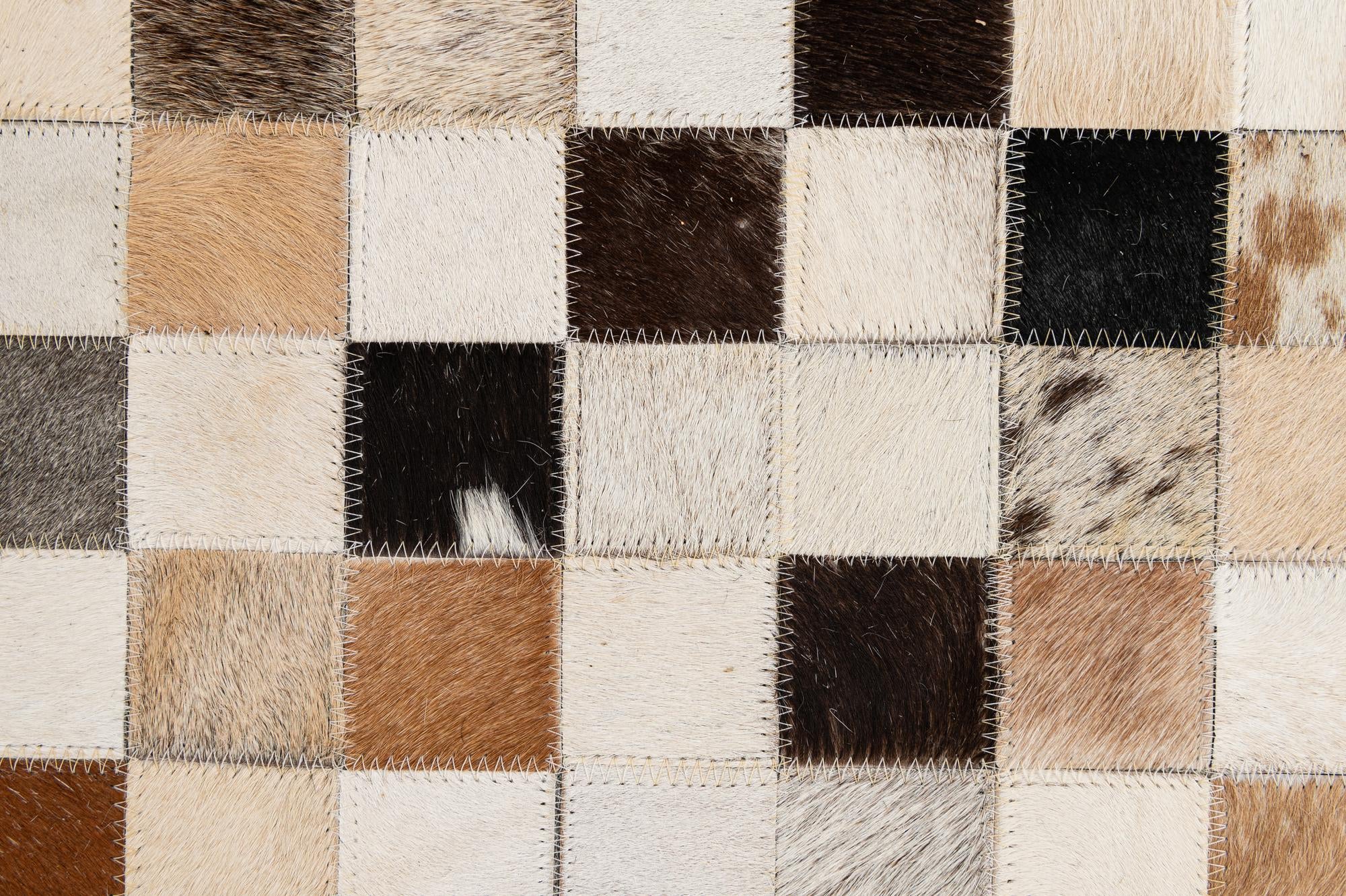 5' 1 x 7' 11 Cowhide - Patchwork Rug