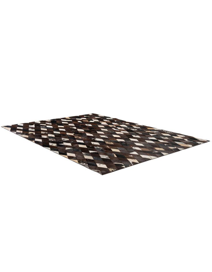 Detail image of 5' 9 x 8' Cowhide - Patchwork Rug