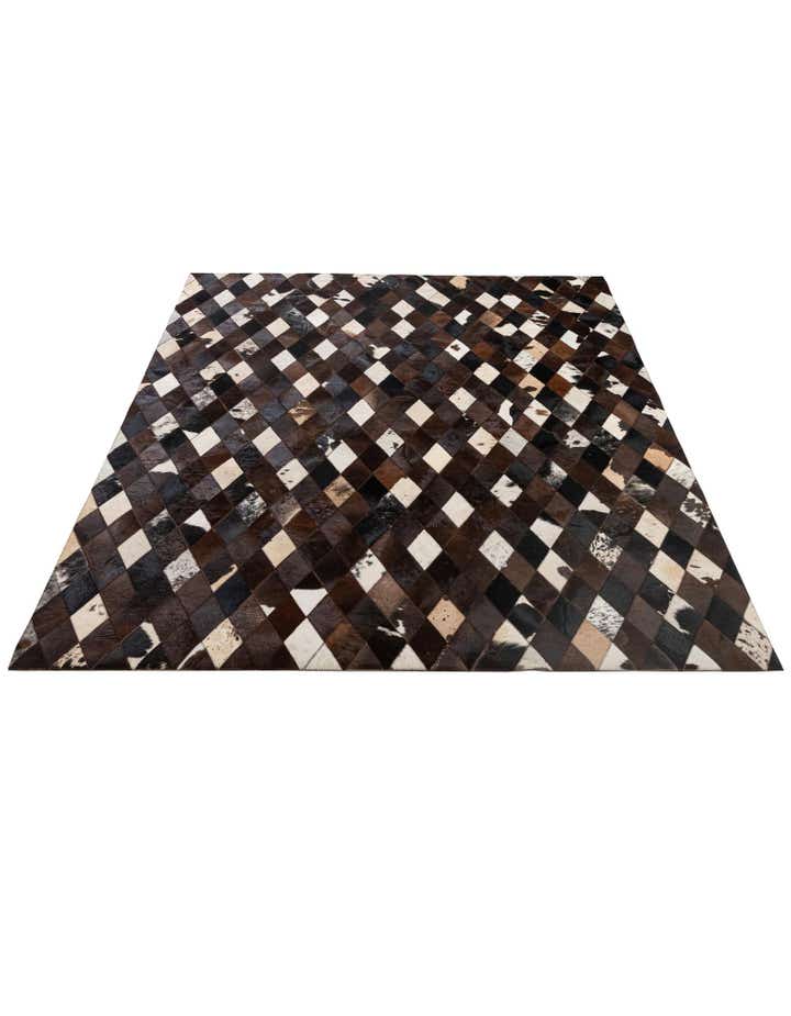 5' 9 x 8' Cowhide - Patchwork Rug