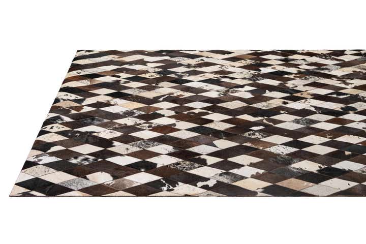 5' 9 x 8' 1 Cowhide - Patchwork Rug