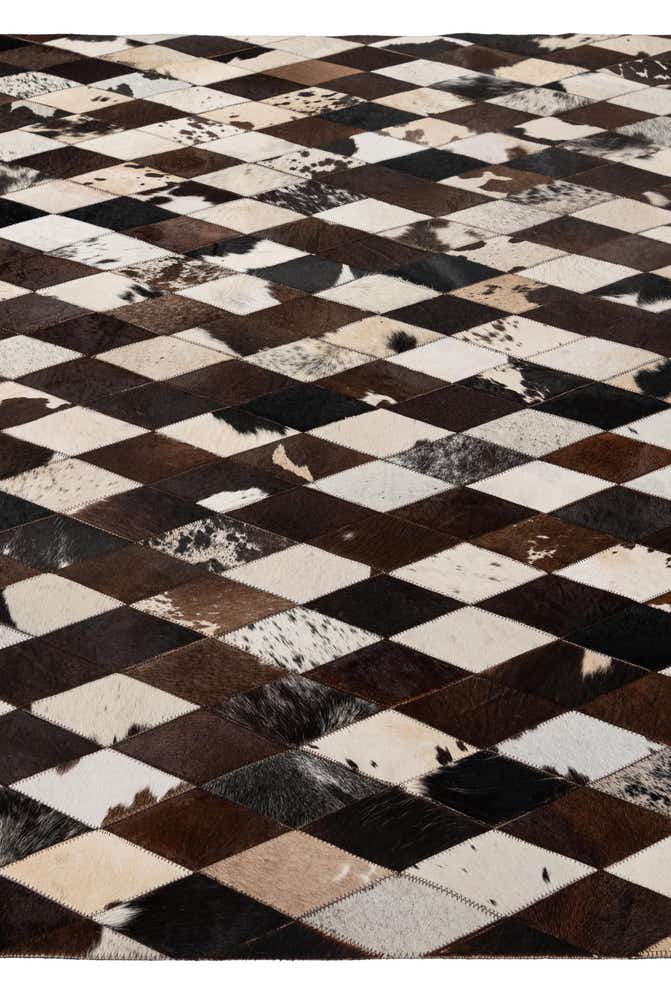 5' 9 x 8' 1 Cowhide - Patchwork Rug