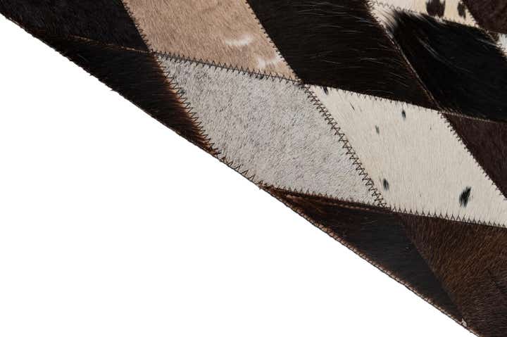 5' 9 x 8' 1 Cowhide - Patchwork Rug