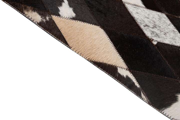 5' 10 x 8' Cowhide - Patchwork Rug