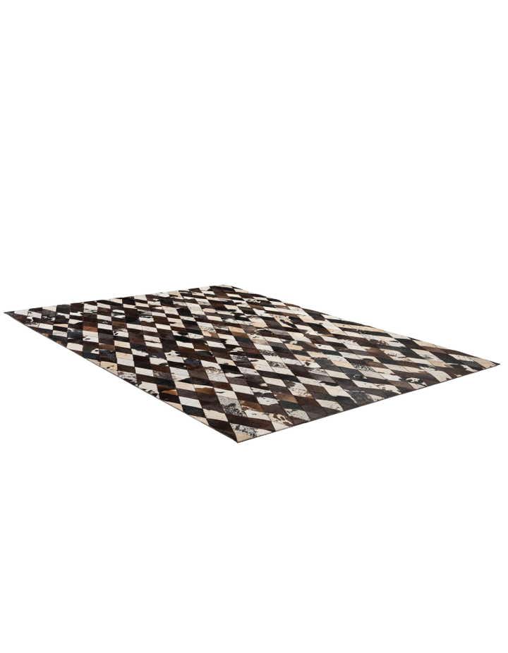 5' 10 x 8' 1 Cowhide - Patchwork Rug