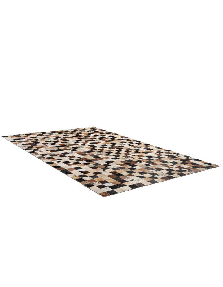 5' 2 x 8' 1 Cowhide - Patchwork Rug