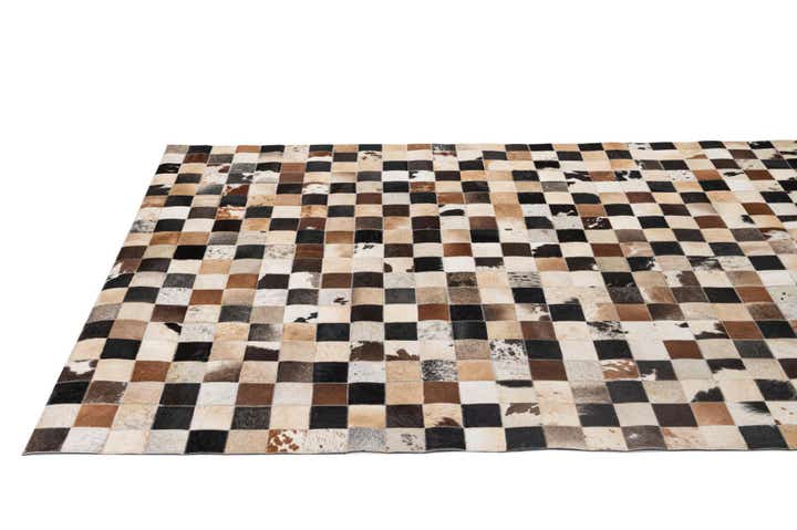 5' 2 x 8' 1 Cowhide - Patchwork Rug