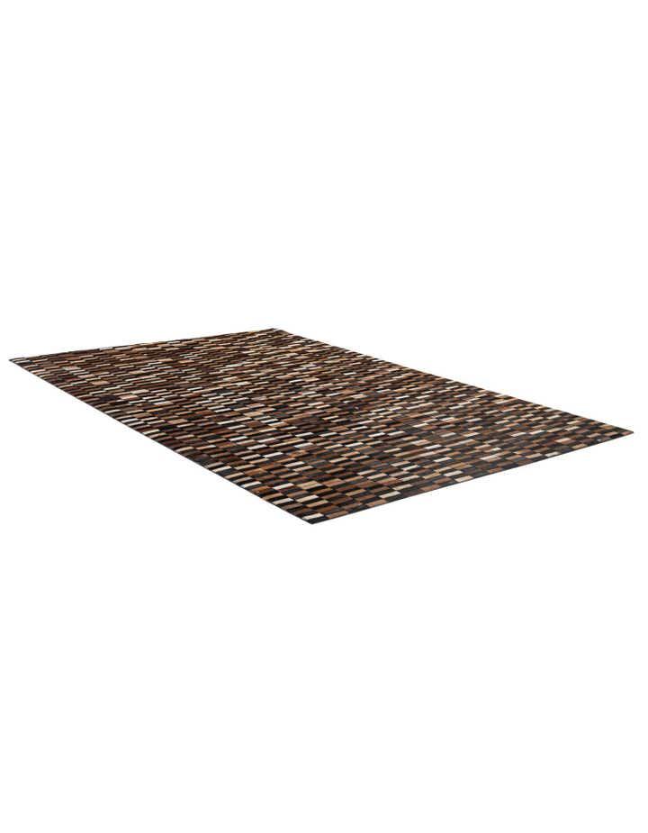 5' 2 x 8' 1 Cowhide - Patchwork Rug