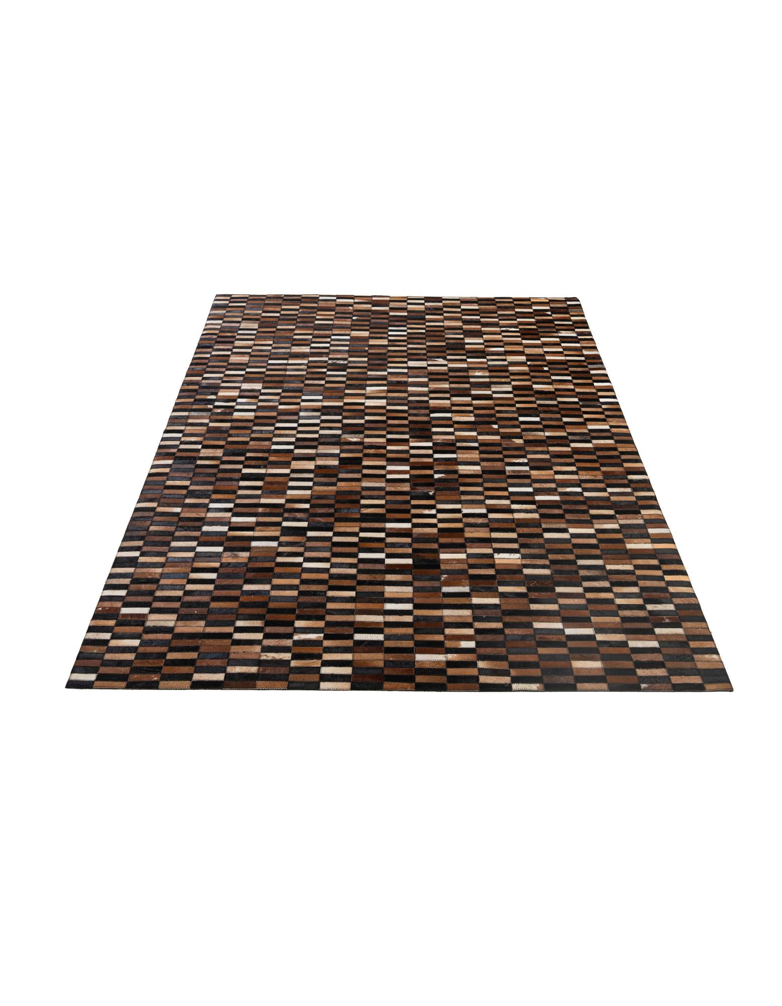 5' 2 x 8' 1 Cowhide - Patchwork Rug
