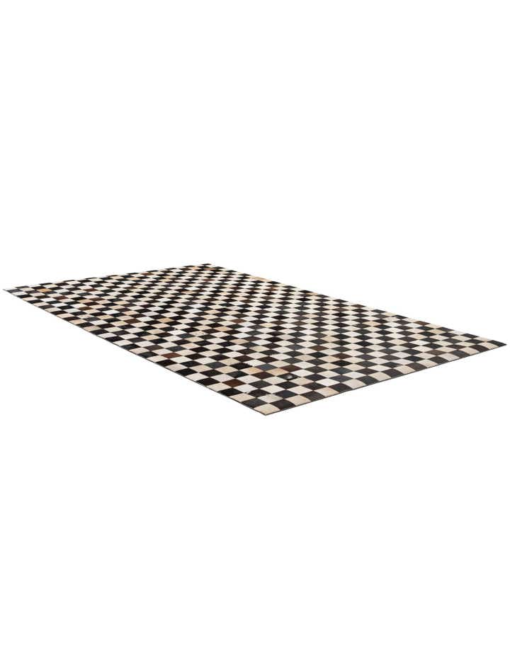 4' 11 x 8' 1 Cowhide - Patchwork Rug