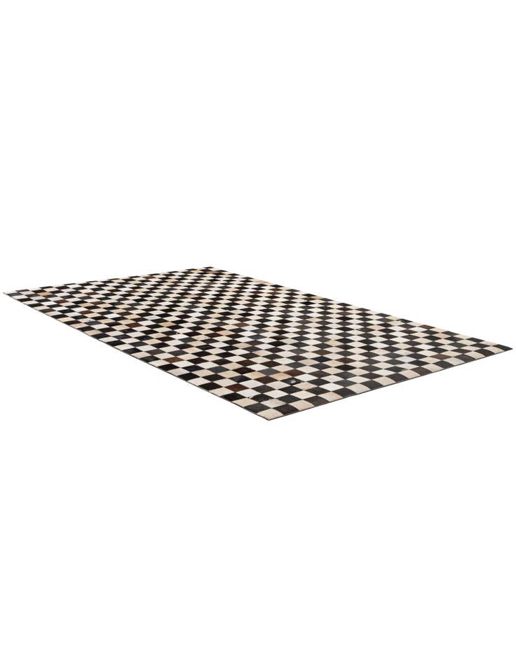 Detail image of 4' 11 x 8' 1 Cowhide - Patchwork Rug