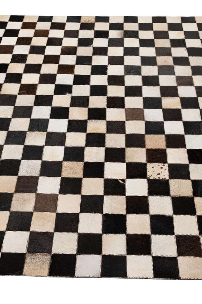 4' 11 x 8' 1 Cowhide - Patchwork Rug