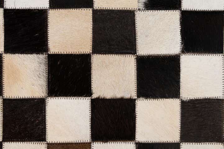 4' 11 x 8' 1 Cowhide - Patchwork Rug