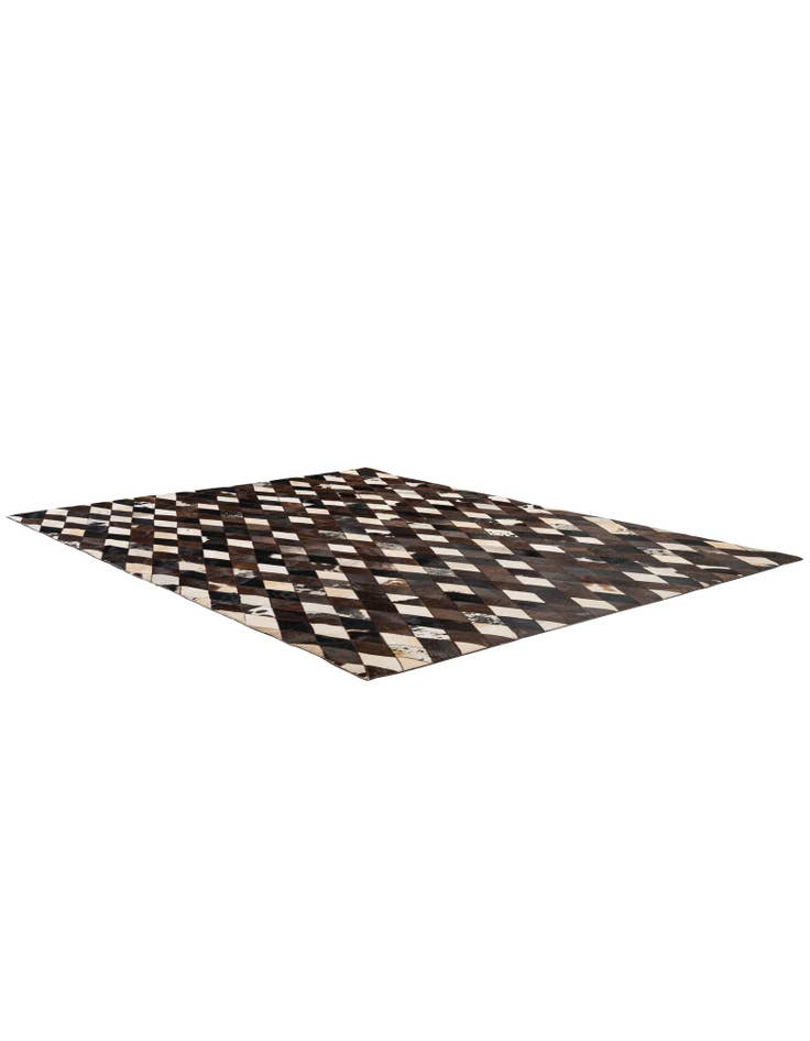 Detail image of 5' 9 x 8' 1 Cowhide - Patchwork Rug