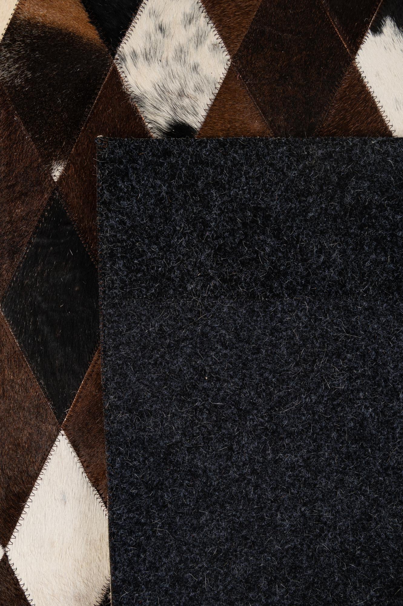 5' 9 x 8' 1 Cowhide - Patchwork Rug