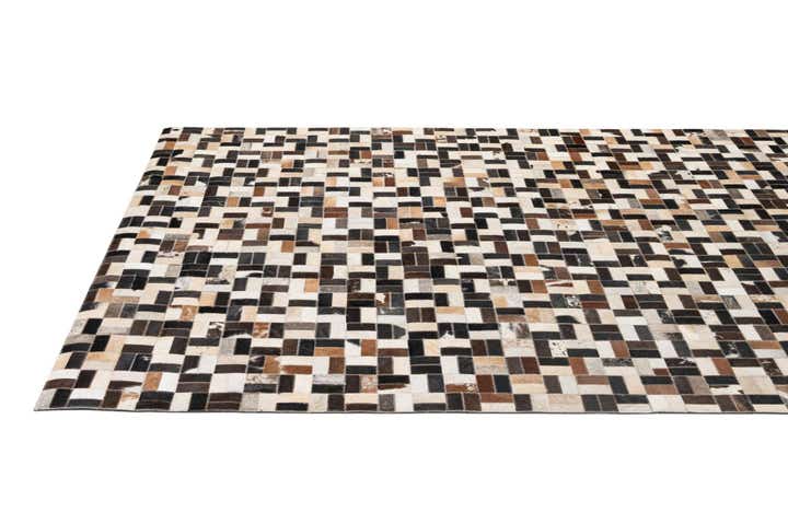 5' 1 x 8' Cowhide - Patchwork Rug