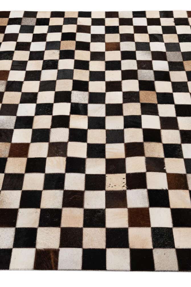 4' 11 x 8' 1 Cowhide - Patchwork Rug