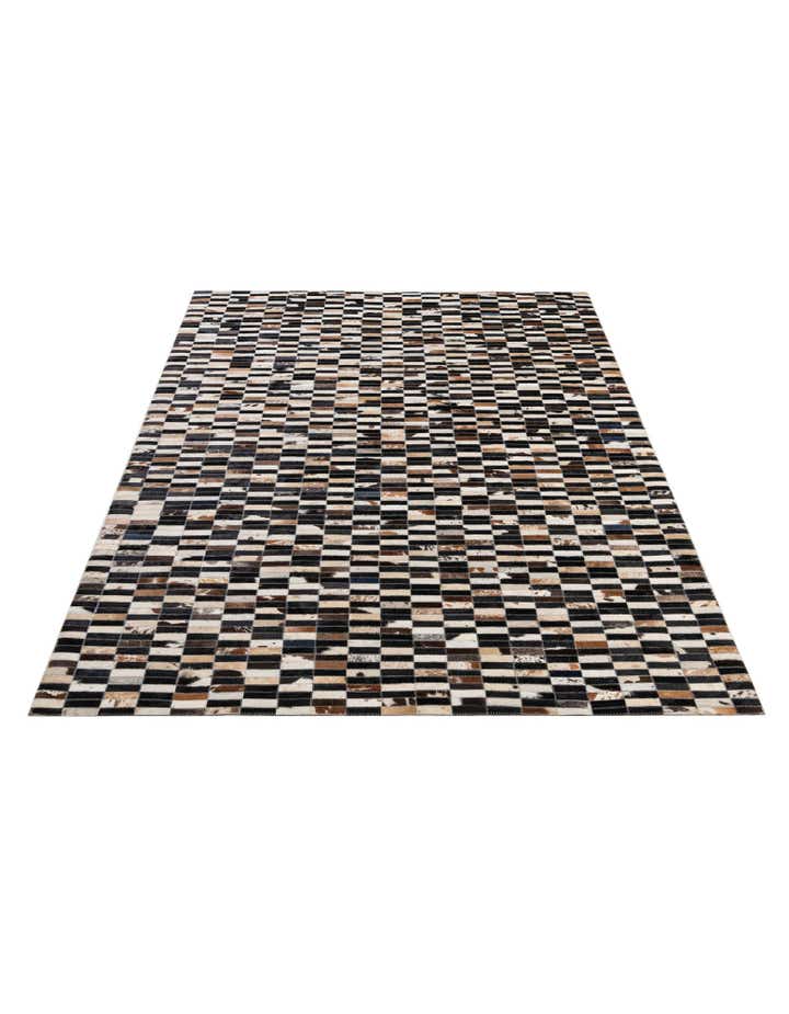 5' 3 x 8' Cowhide - Patchwork Rug