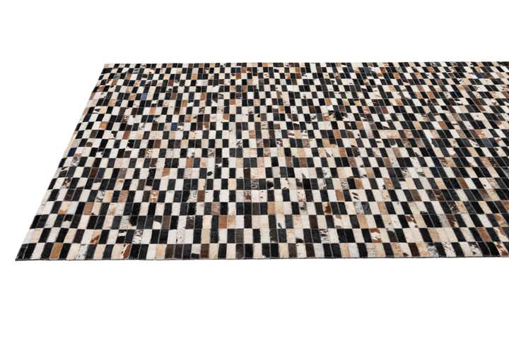 5' 3 x 8' Cowhide - Patchwork Rug