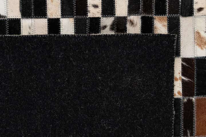 5' 3 x 8' Cowhide - Patchwork Rug