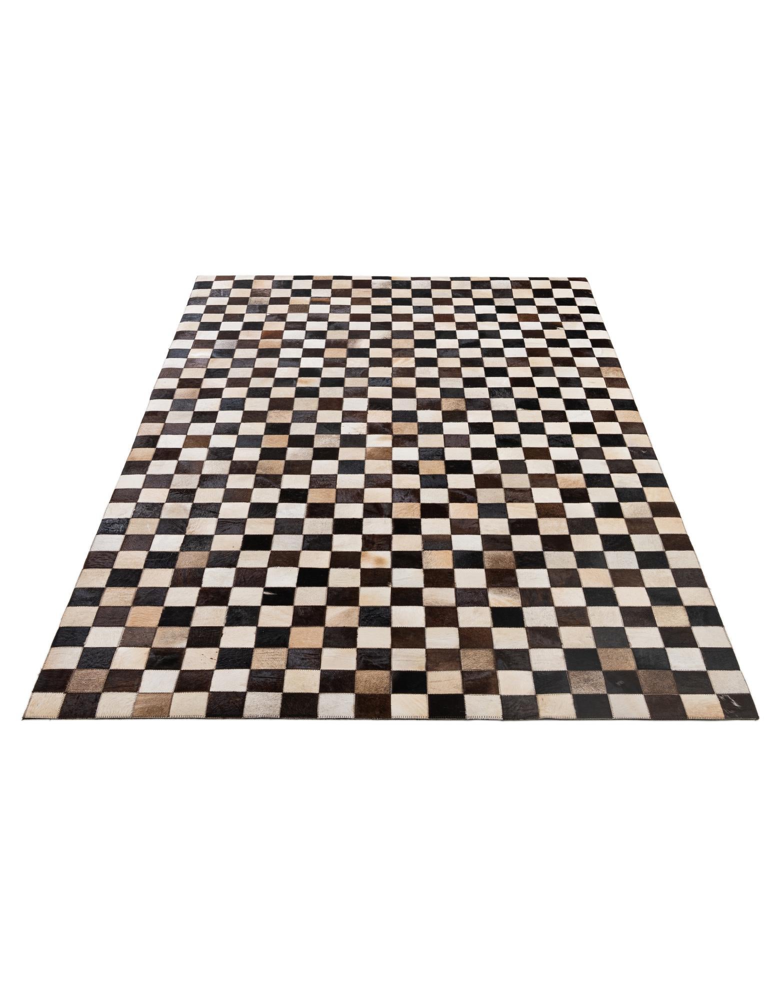 5' x 8' 1 Cowhide - Patchwork Rug