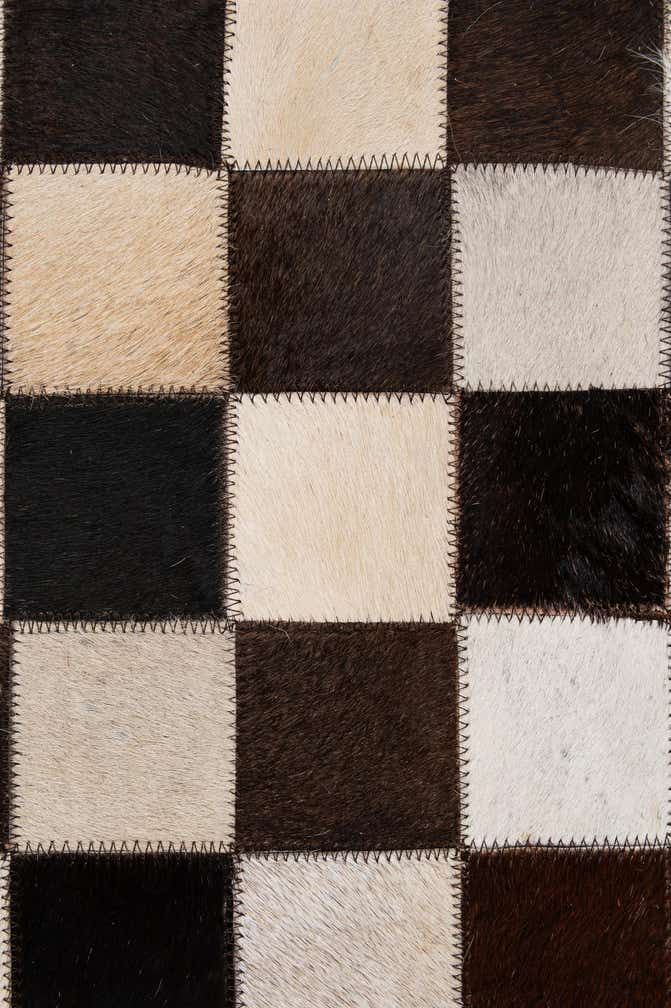 5' x 8' 1 Cowhide - Patchwork Rug