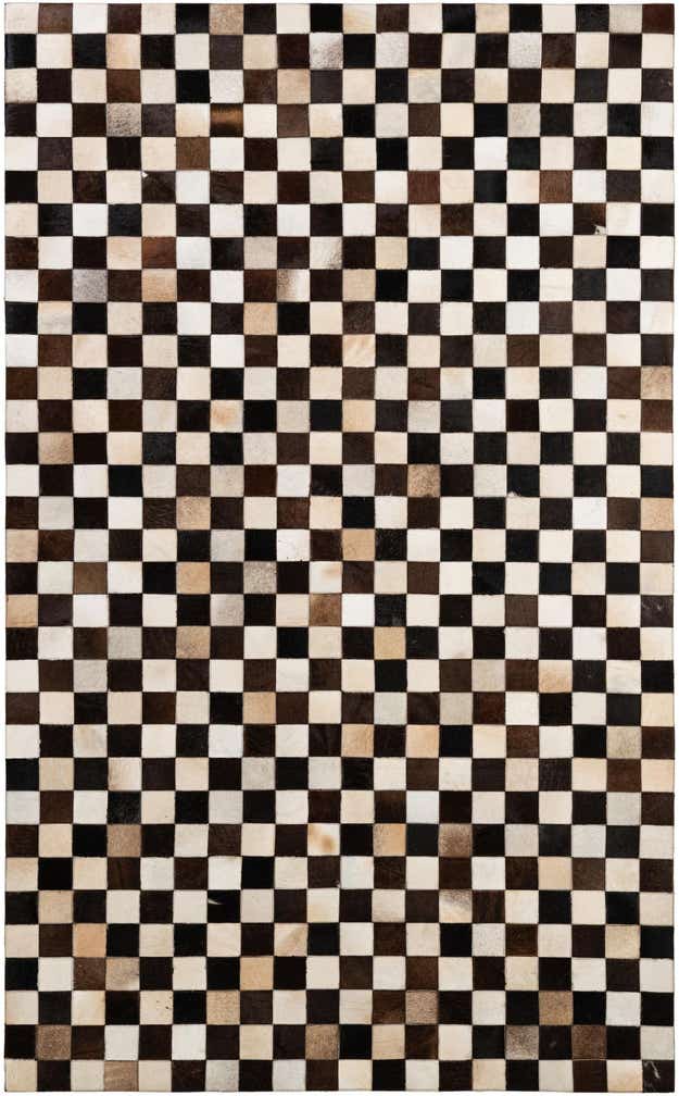 5' x 8' 1 Cowhide - Patchwork Rug