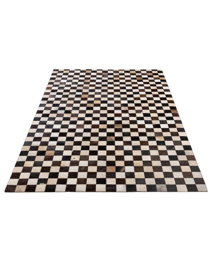 Detail image of 5' x 8' 1 Cowhide - Patchwork Rug