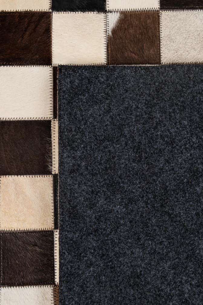 5' x 8' 1 Cowhide - Patchwork Rug