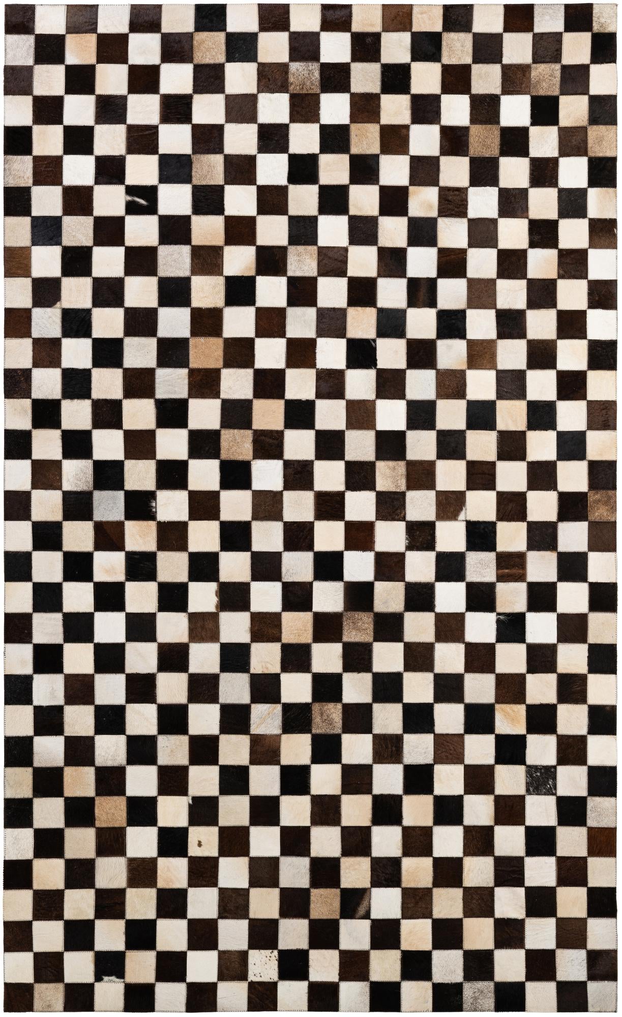 5' x 8' 1 Cowhide - Patchwork Rug