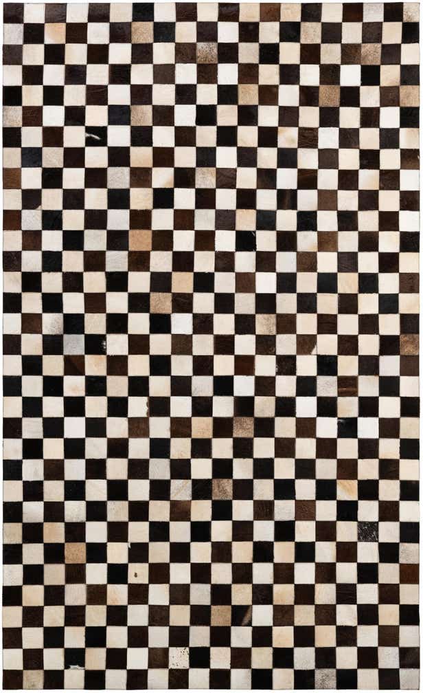 5' x 8' 1 Cowhide - Patchwork Rug