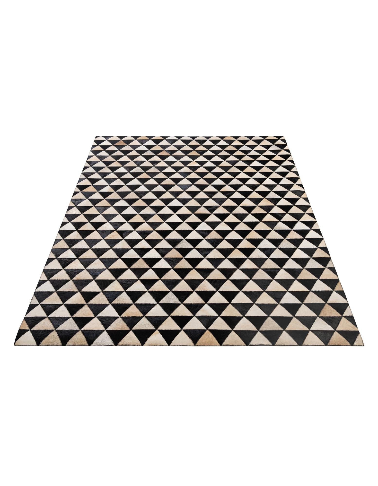 5' 2 x 8' 2 Cowhide - Patchwork Rug