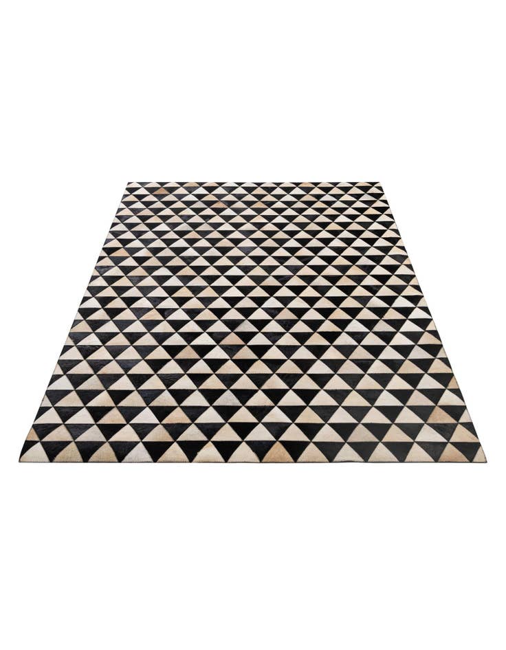 Detail image of 5' 2 x 8' 2 Cowhide - Patchwork Rug