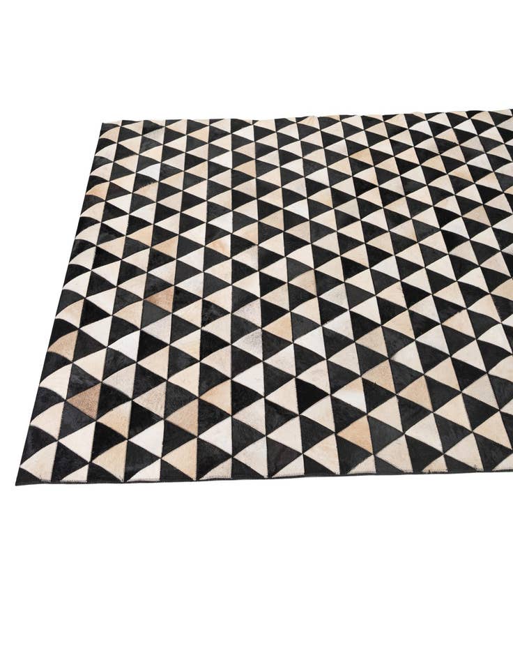 Detail image of 5' 2 x 8' 2 Cowhide - Patchwork Rug