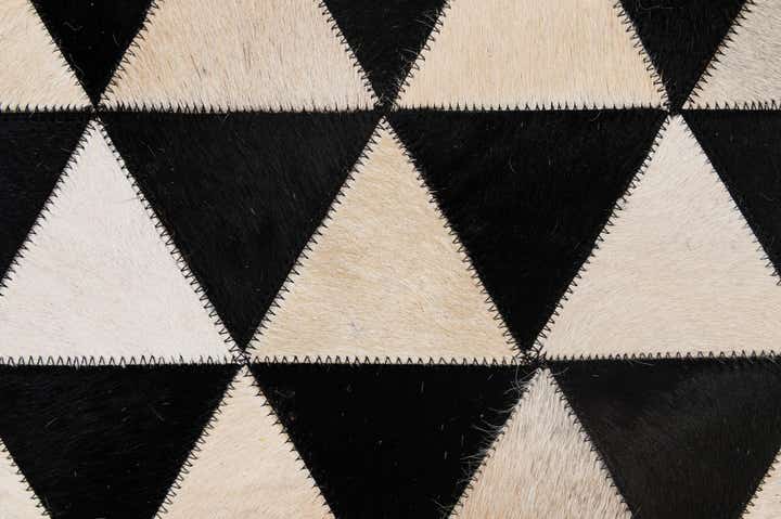 5' 2 x 8' 2 Cowhide - Patchwork Rug