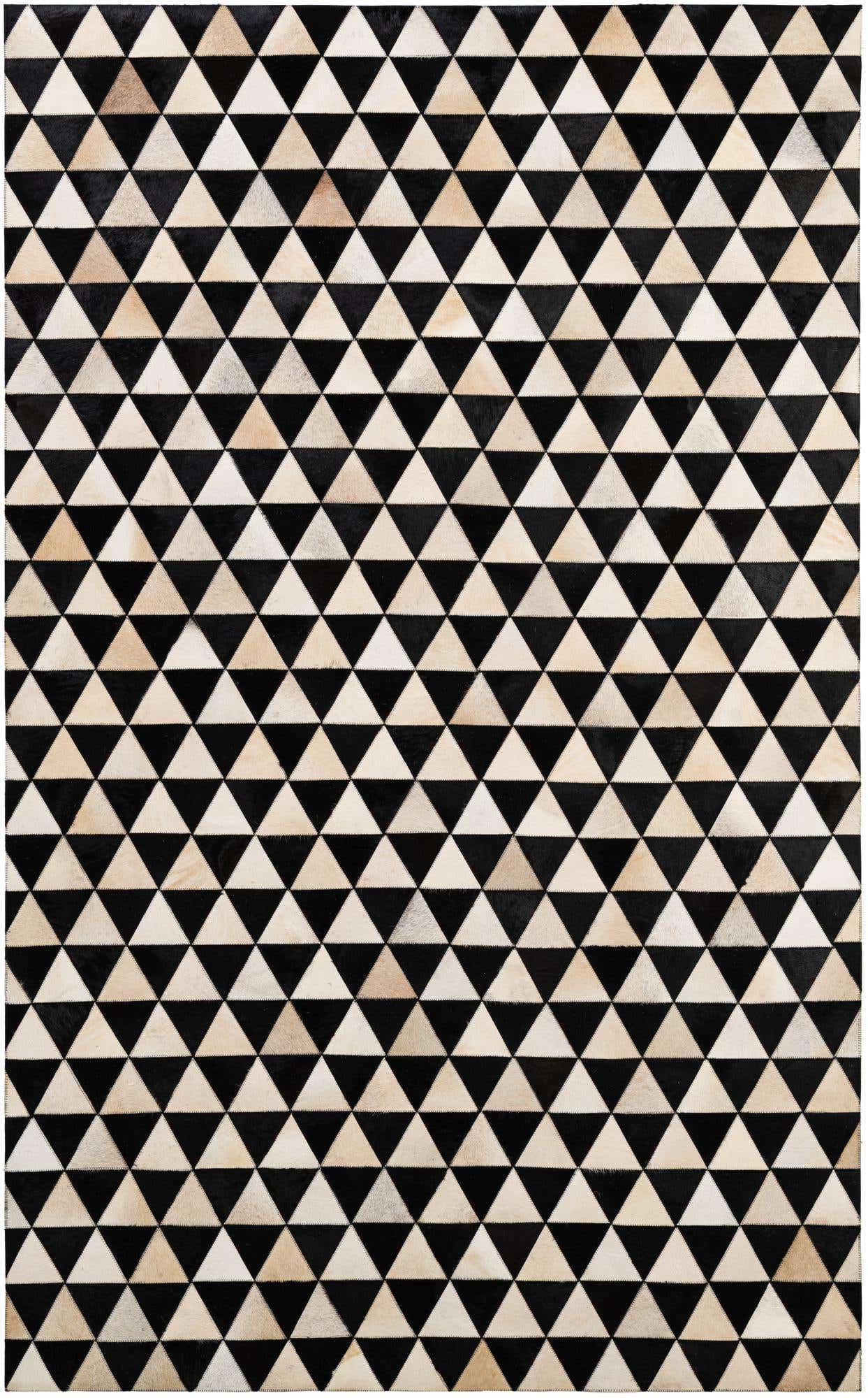 5' 2 x 8' 2 Cowhide - Patchwork Rug
