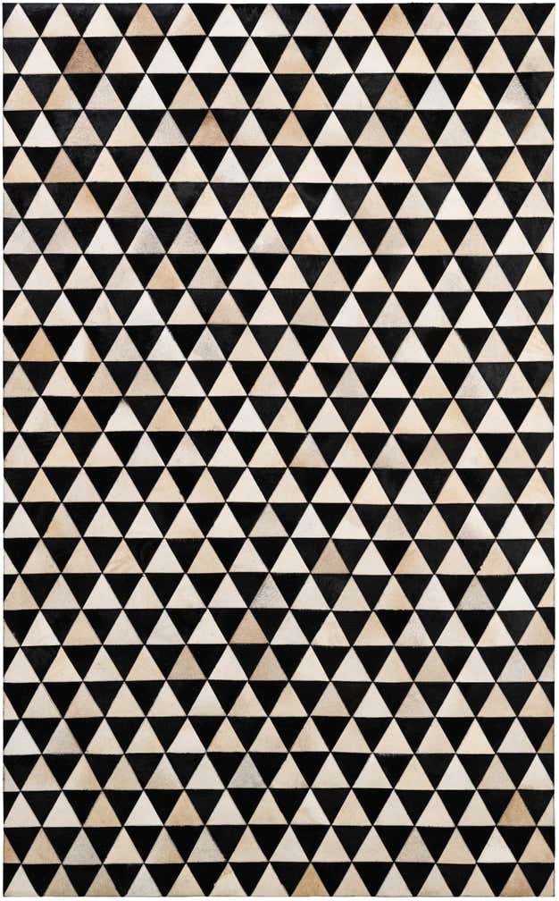 5' 2 x 8' 2 Cowhide - Patchwork Rug