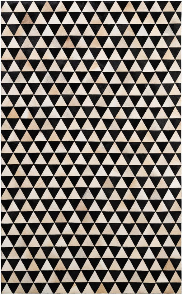 Detail image of 5' 2 x 8' 2 Cowhide - Patchwork Rug