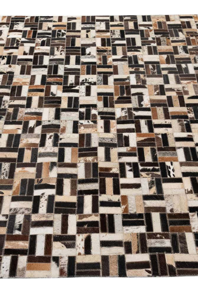 5' x 7' 11 Cowhide - Patchwork Rug