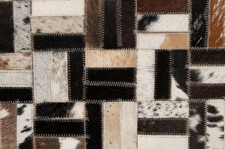 5' x 7' 11 Cowhide - Patchwork Rug