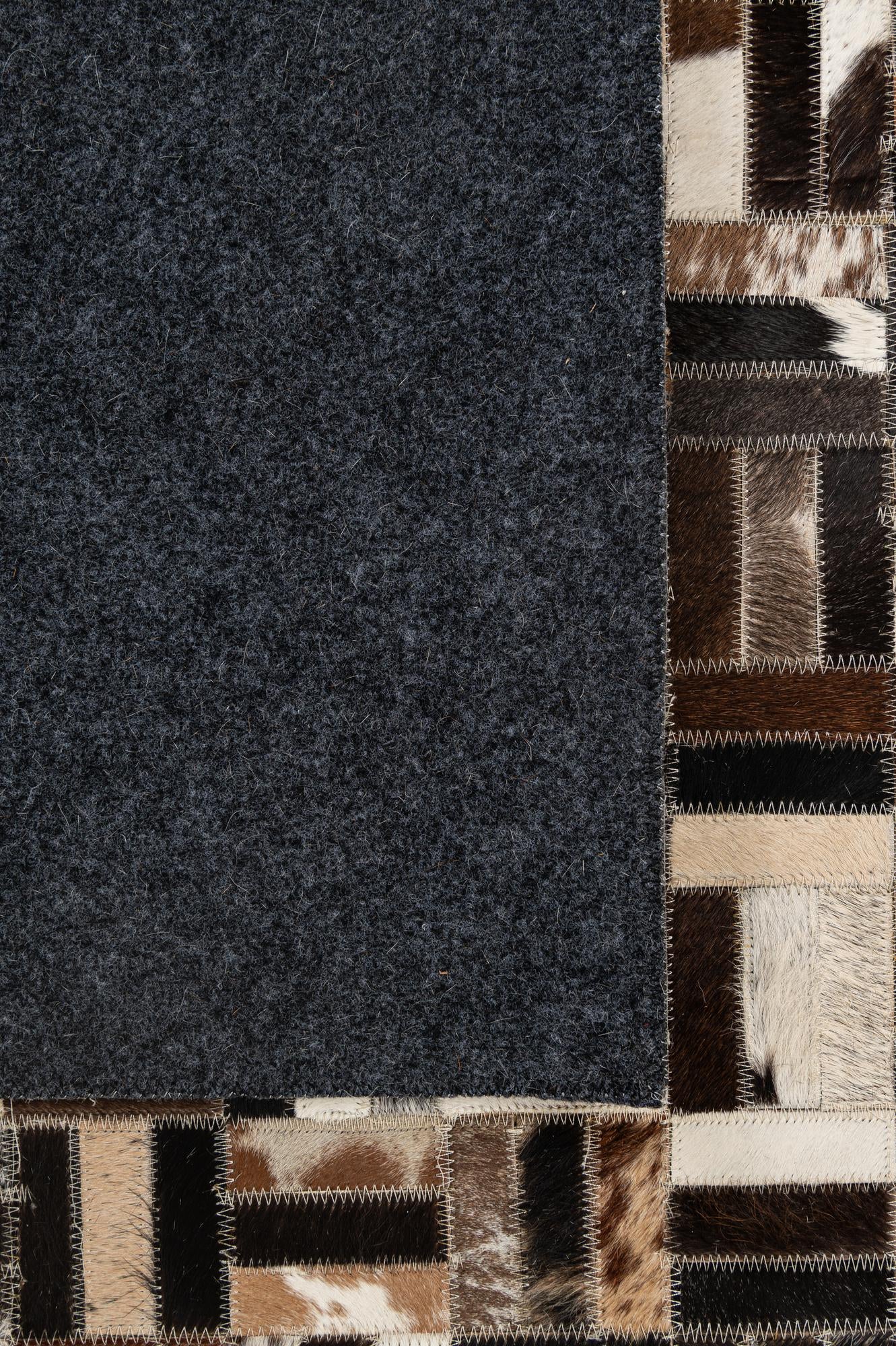 5' x 7' 11 Cowhide - Patchwork Rug