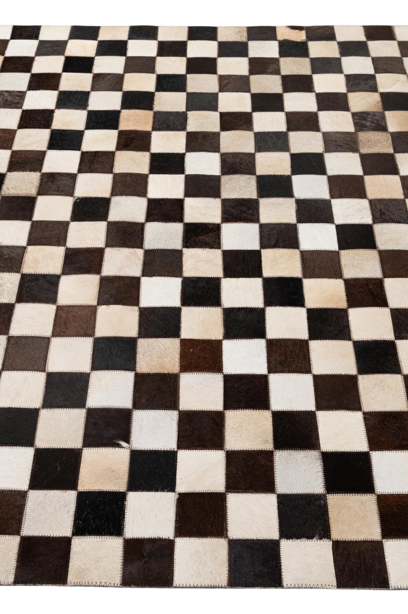 5' x 8' Cowhide - Patchwork Rug