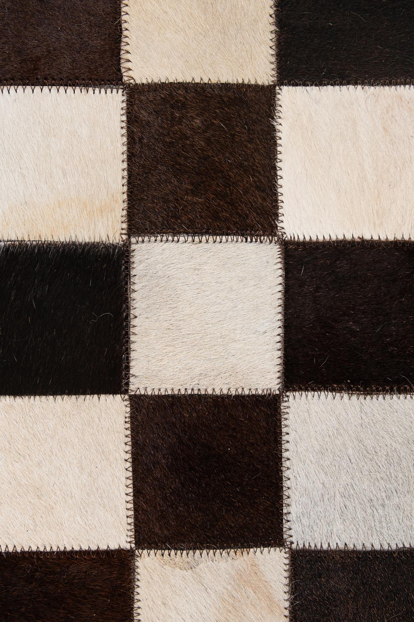 5' x 8' Cowhide - Patchwork Rug