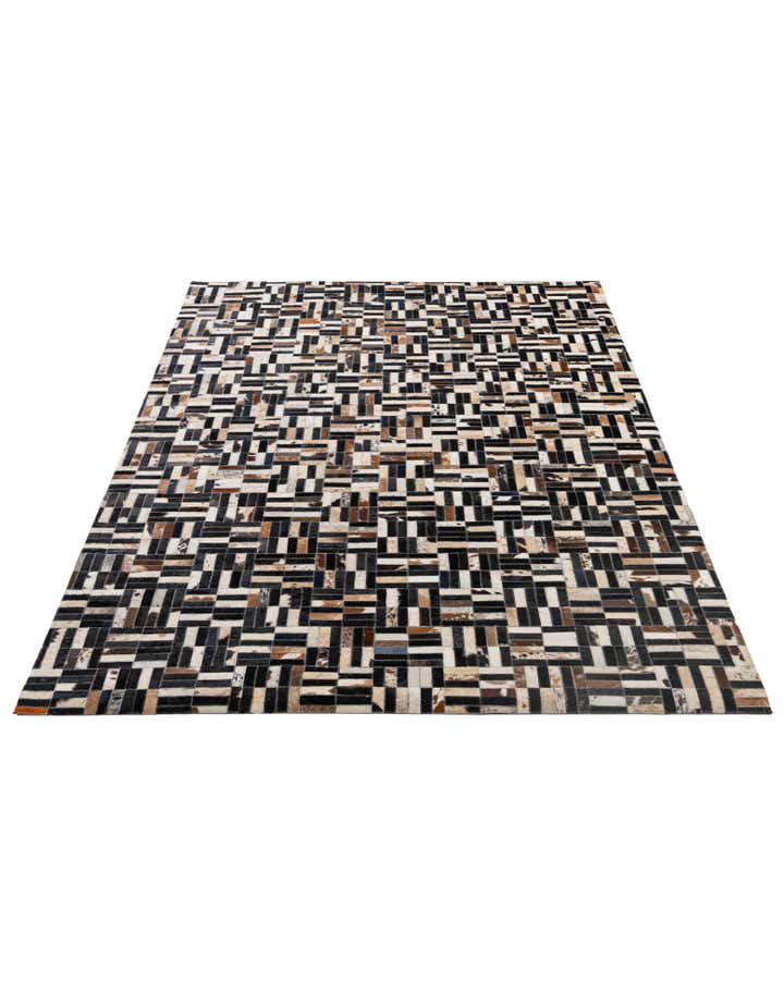 5' 1 x 8' Cowhide - Patchwork Rug
