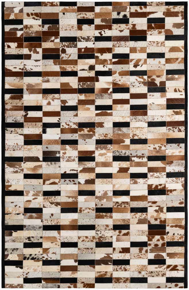5' 1 x 7' 11 Cowhide - Patchwork Rug